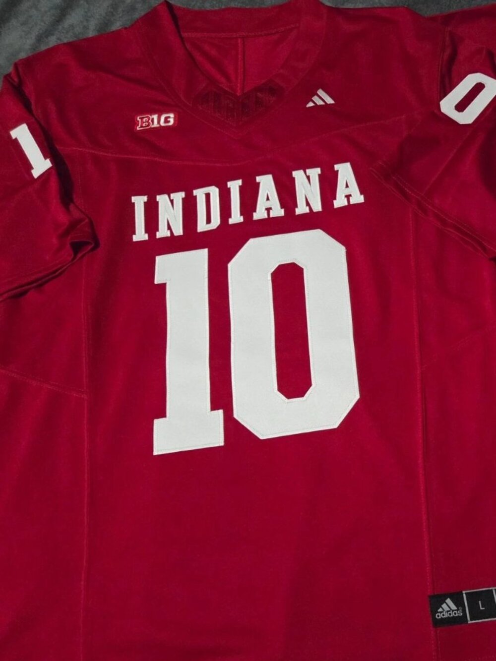 Josh Hoover Red Stitched Jersey Vapor